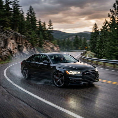 Action Shot: Audi S6,S7 Driving Fast