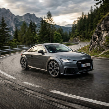 Action Shot: Audi TT Driving Fast