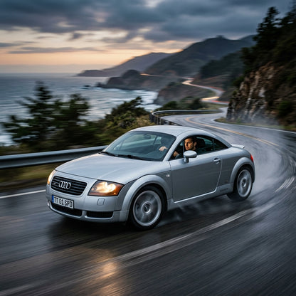 Action Shot: Audi TT Driving Fast