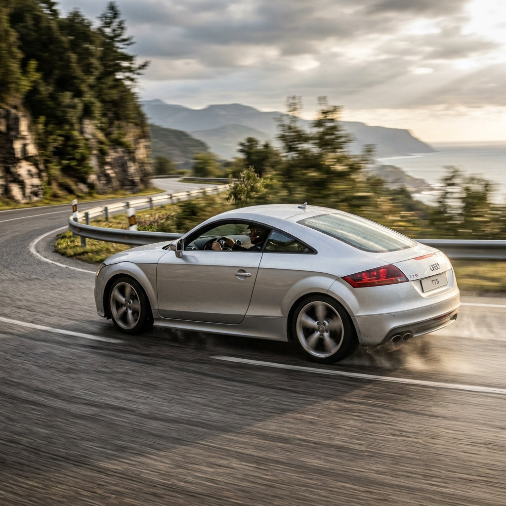 Action Shot: Audi TTS Driving Fast