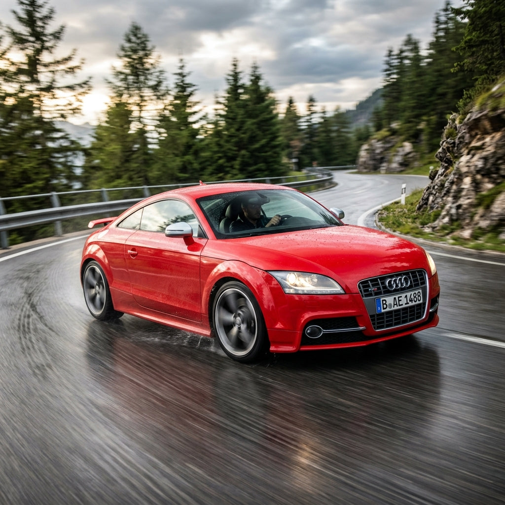 Action Shot: Audi TTS Driving Fast