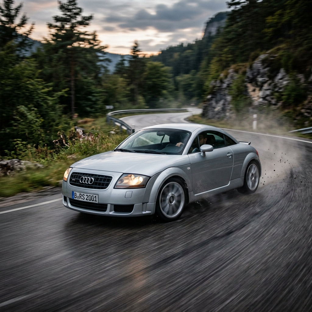 Action Shot: Audi TT,S3 Driving Fast