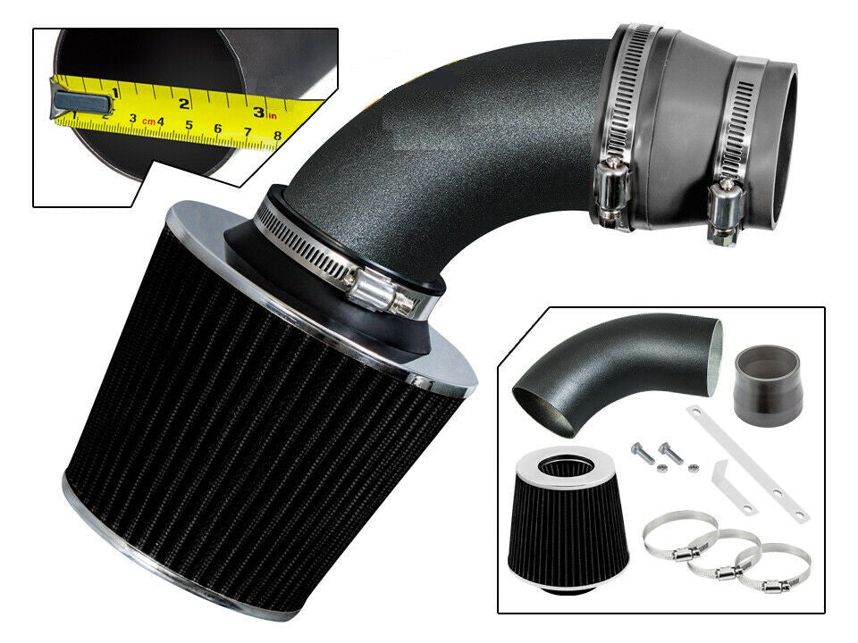 Short Ram Air Intake For Chevrolet Aveo 5 (2009-2011) with 1.6L L4 Engine Black