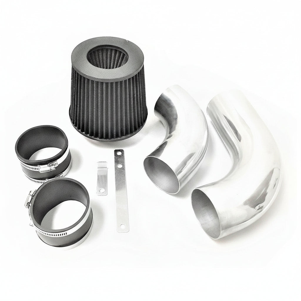 Cold Air Intake for BMW E46 323/325/328/330 (1999-2005) 2.5L 3.0L I6 Engine Black