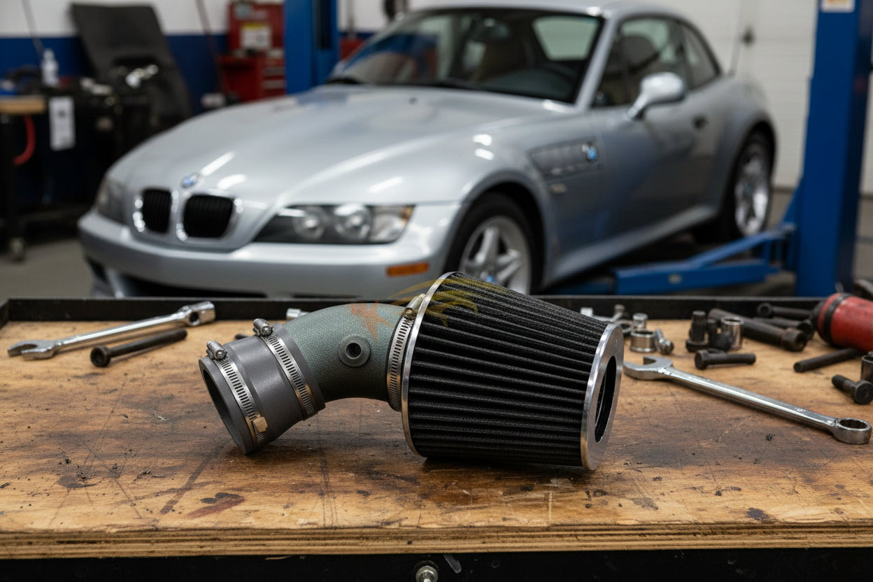 Performance Air Intake For BMW Z3 318i 318is 318ti (1996-1999) With 1.9L Engine Black Default Title