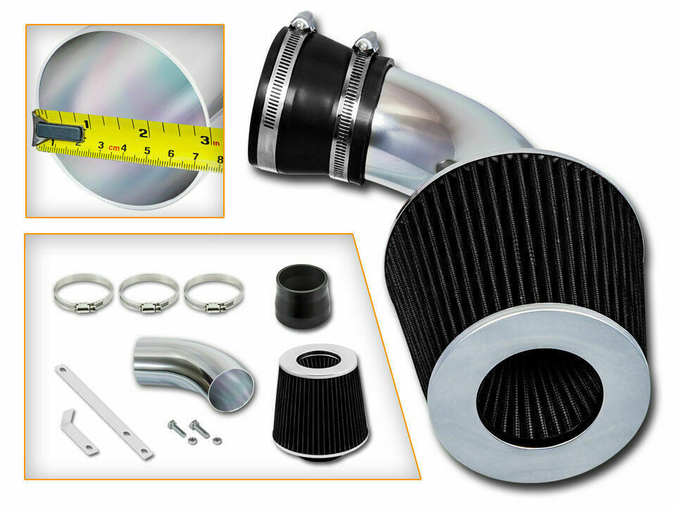 Short Ram Air Intake For Buick Lesabre (1996-1999) With 3.8L V6 Engine Black