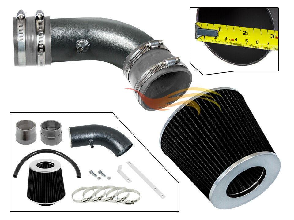 Ram Air Intake For Chevrolet Monte Carlo (2006-2009) with 5.3L V8 Engine Black