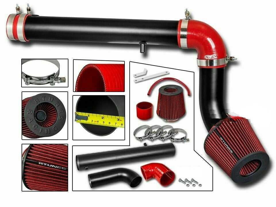 Cold Air Intake Kit for Chrysler 300 Base / LX (2005-2010) with 2.7L V6 Engine Black