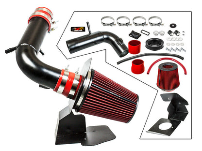 Cold Air Intake W/Heat Shield For Ford Explorer (2011-2018) with 3.5L V6 Engine Black