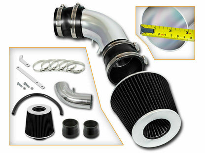 Performance Air Intake For Ford Probe GT/Mazda MX6 626 (1993-1997) with 2.5L V6 Engine Black