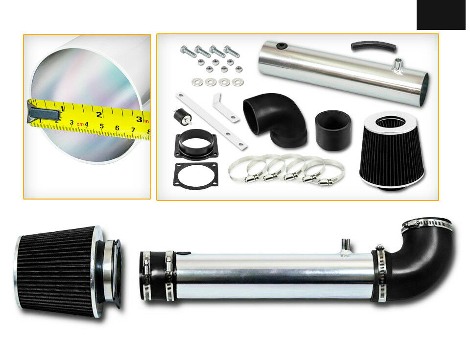 Performance Air intake for Ford Explorer/Ranger (1995-2000) with 4.0L V6 Engine Black