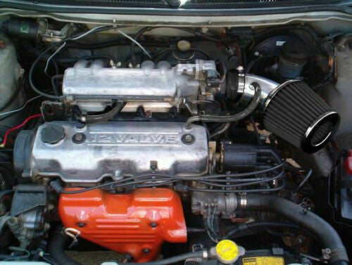 Short Ram Air Intake For Isuzu Impulse/Geo Storm (1990-1993) with 1.6L 1.8L L4 Engine Black