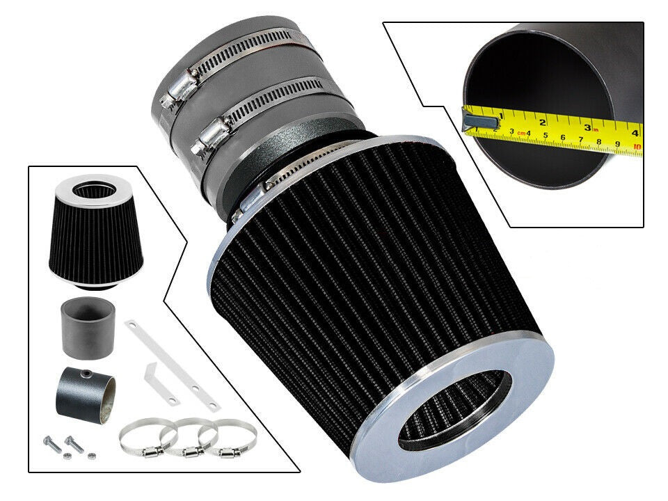 Ram Air Intake For Kia Optima/Spectra (2001-2006) with 2.4L/2.5L/2.7L 7L Engines Black