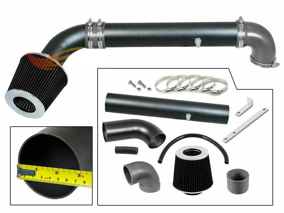Performance Air Intake for Jeep Wrangler/ TJ (1997-2006) with 2.5L L4 Engine Black