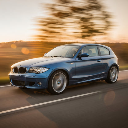 Action Shot: BMW 1 Series Driving Fast