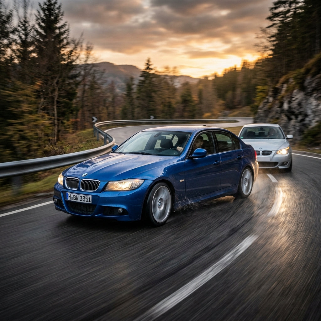 Action Shot: BMW 1 Series,3 Series,5 Series,Z4 Driving Fast