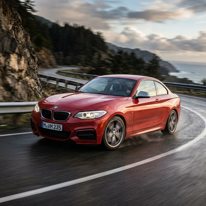 Action Shot: BMW 2 Series Driving Fast