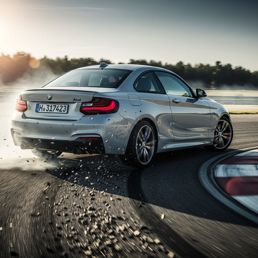 Action Shot: BMW 2 Series, 3 Series, 4 Series Driving Fast