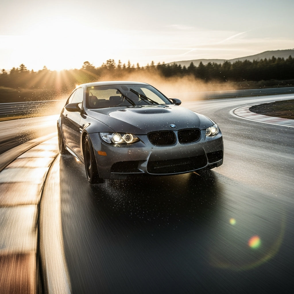 Action Shot: BMW 2 Series, 3 Series, 4 Series Driving Fast