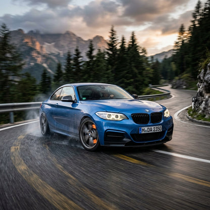 Action Shot: BMW 2 Series,4 Series Driving Fast