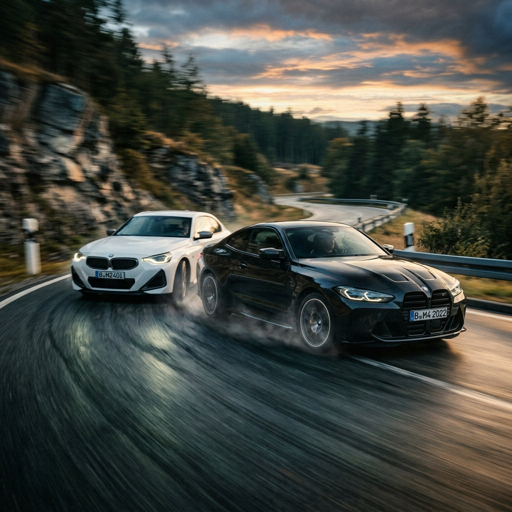Action Shot: BMW 2 Series,4 Series Driving Fast