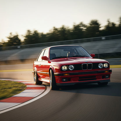 Action Shot: BMW 3 Series Driving Fast