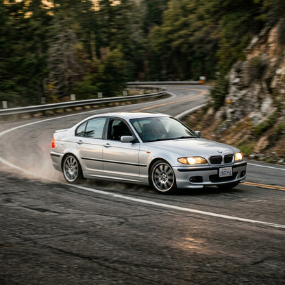 Action Shot: BMW 3 Series Driving Fast