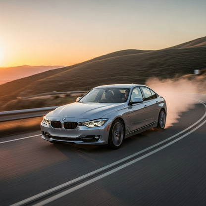 Action Shot: BMW 3 Series Driving Fast