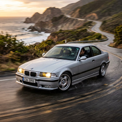 Action Shot: BMW 3 Series Driving Fast