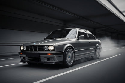 Action Shot: BMW 3 Series Driving Fast