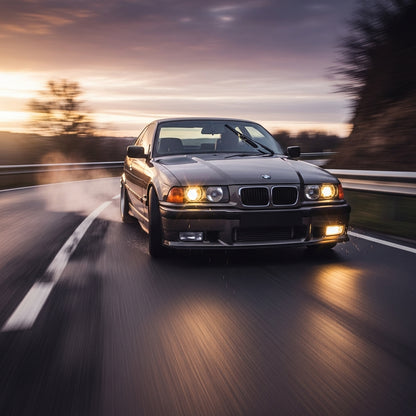Action Shot: BMW 3 Series Driving Fast