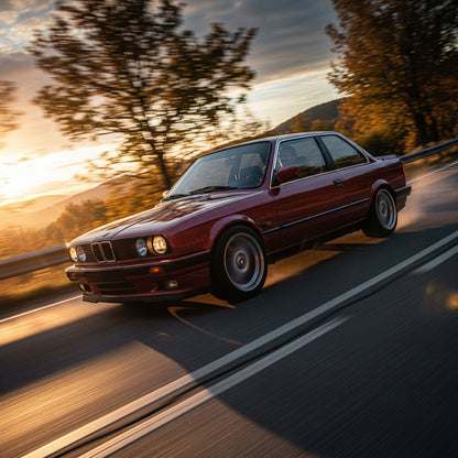 Action Shot: BMW 3 Series Driving Fast