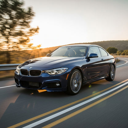 Action Shot: BMW 3 Series, 4 Series Driving Fast