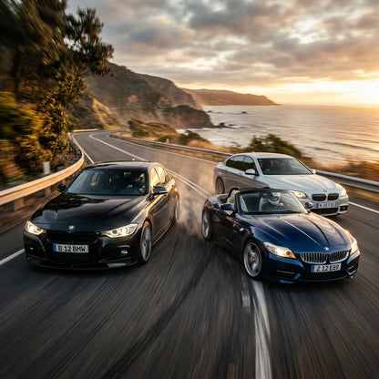 Action Shot: BMW 3 Series,5 Series,Z4 Driving Fast