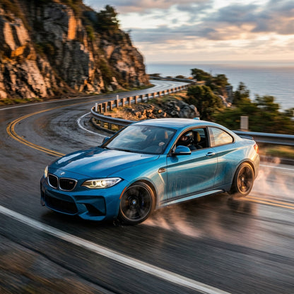 Action Shot: BMW M2 Driving Fast