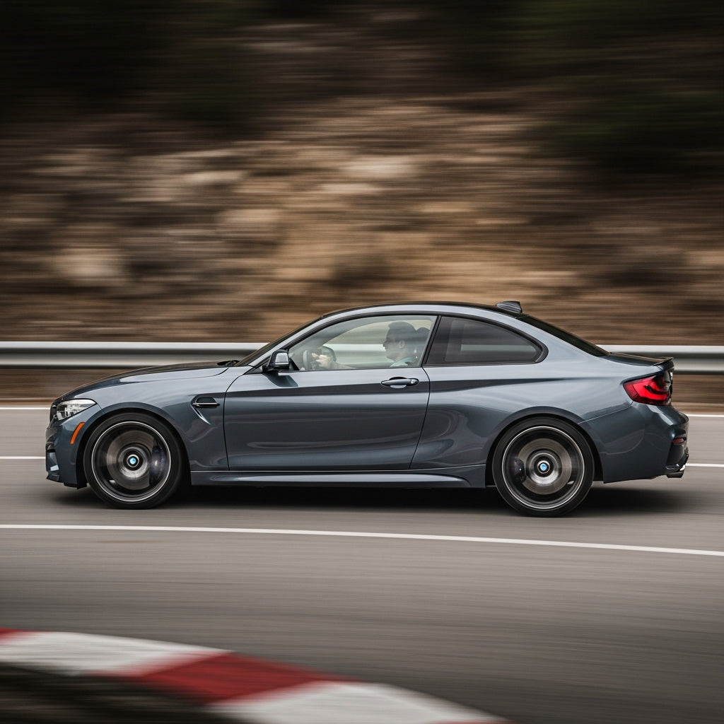 Action Shot: BMW M2, 3 Series Driving Fast