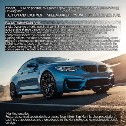 Action Shot: BMW M2, M3, M4 Driving Fast