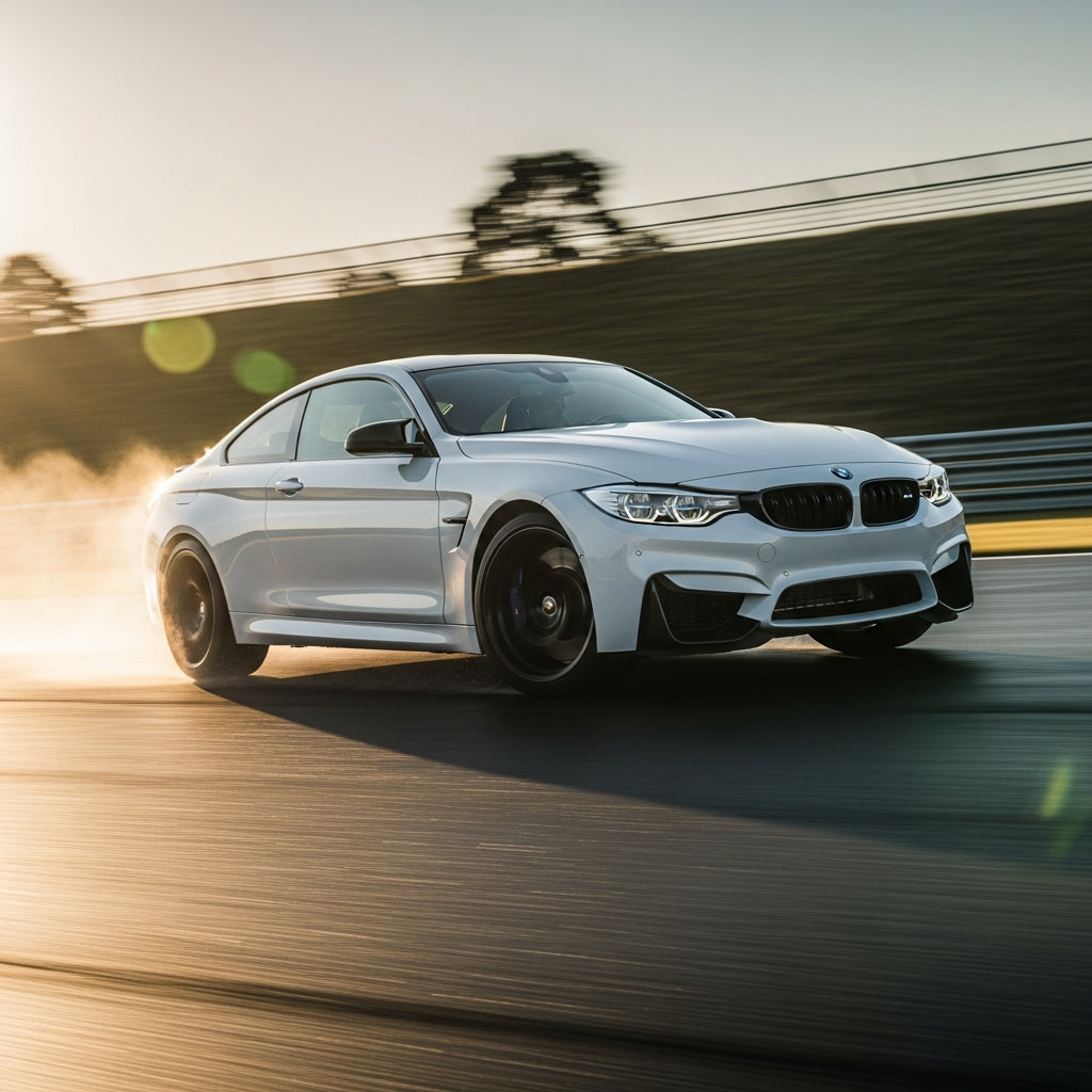 Action Shot: BMW M2, M3, M4 Driving Fast