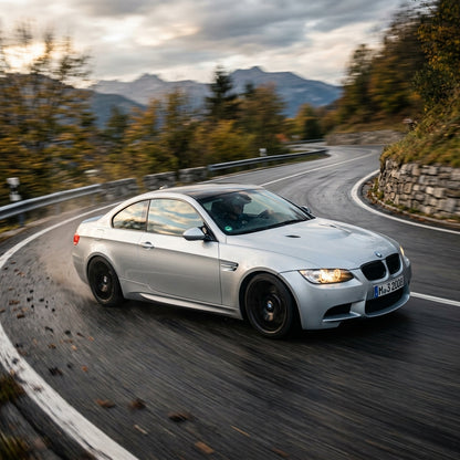 Action Shot: BMW M3 Driving Fast