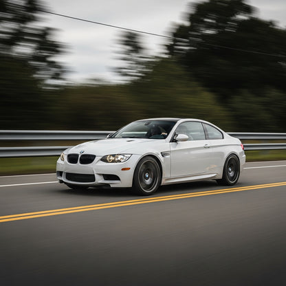 Action Shot: BMW M3 Driving Fast