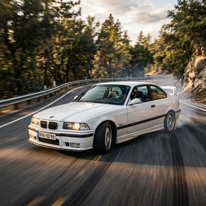 Action Shot: BMW M3 Driving Fast