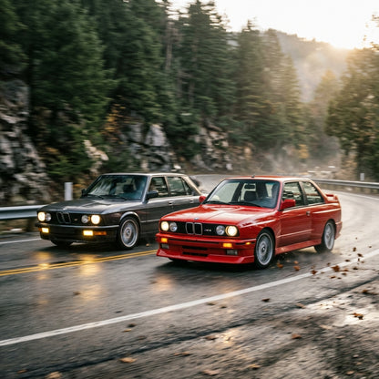 Action Shot: BMW M3,M5 Driving Fast