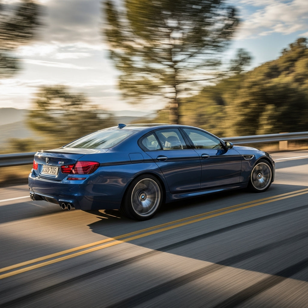 Action Shot: BMW M5, M6 Driving Fast