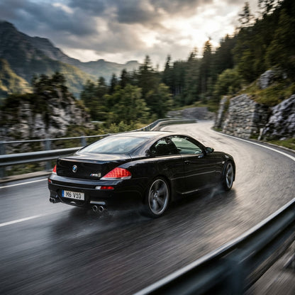 Action Shot: BMW M6 Driving Fast