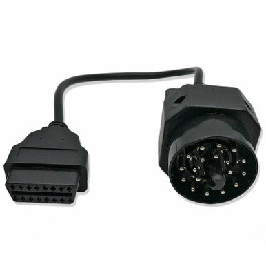 Round 20 Pin Port to 16 Pin OBD2 Adapter Cable for BMW Default Title