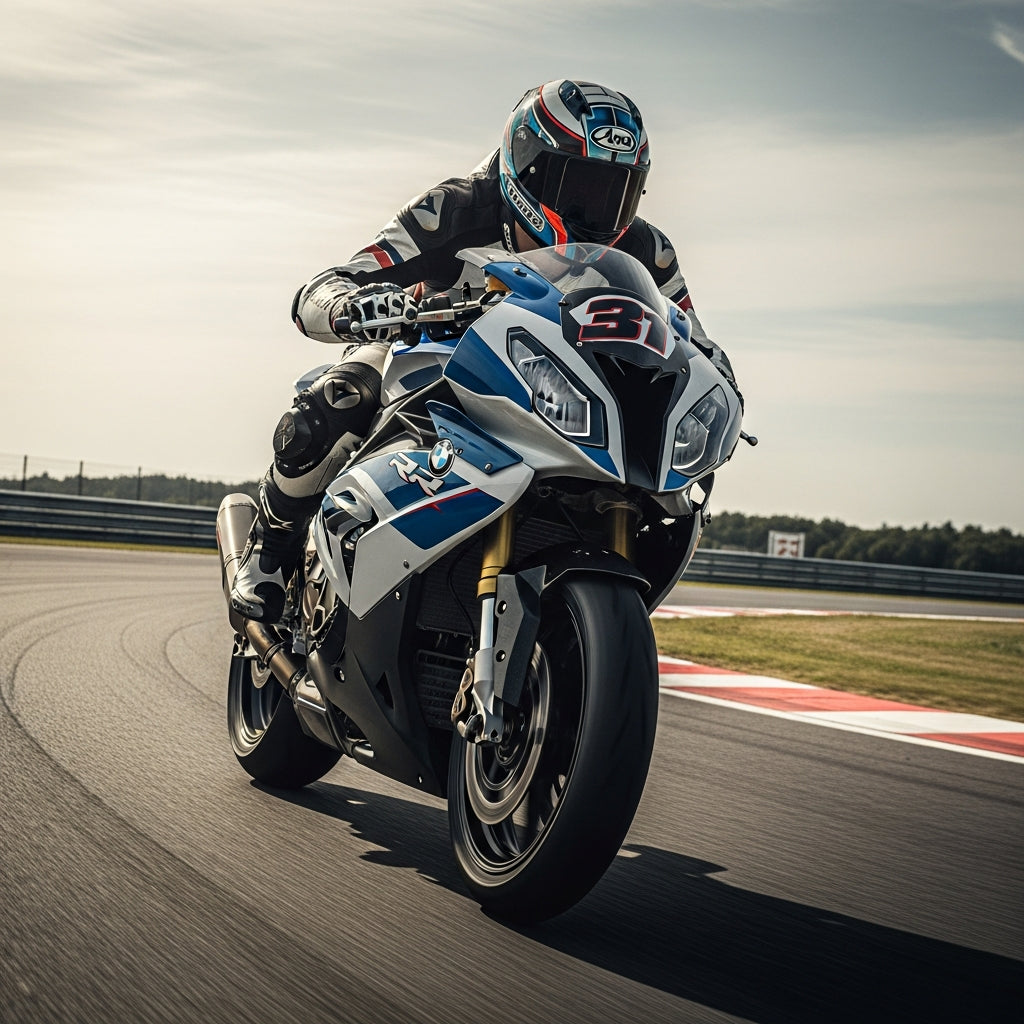 Action Shot: BMW S1000RR Driving Fast