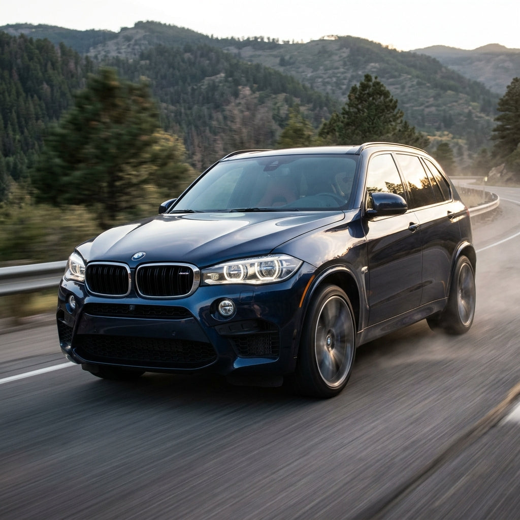 Action Shot: BMW X5M,X6M Driving Fast