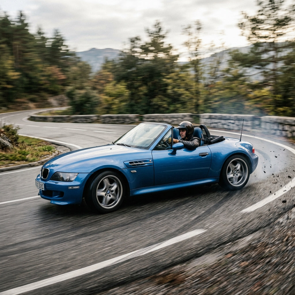 Action Shot: BMW Z3M Driving Fast