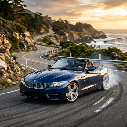 Action Shot: BMW Z4 Driving Fast