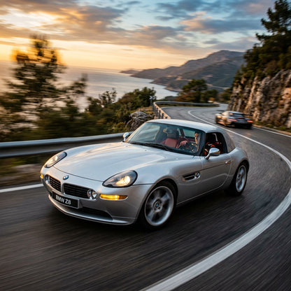 Action Shot: BMW Z8 Driving Fast
